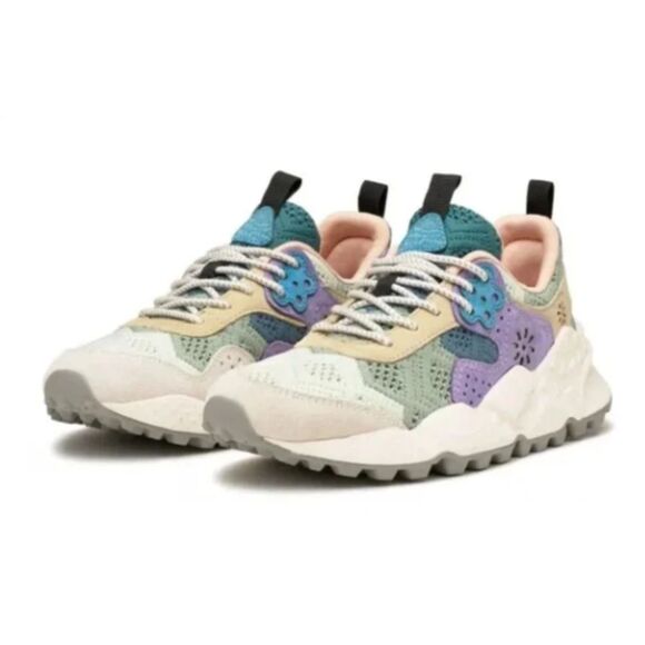 Flower Mountain Shoes - Flower Mountain Kotetsu Sneakers Multicolor Grn Anthropologie Free People Sz 7.5